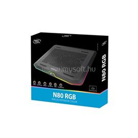 DEEPCOOL N80 RGB DP-N222-N80RGB notebook hűtőpad DP-N222-N80RGB small