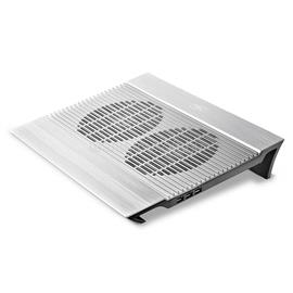 DEEPCOOL Notebook Hűtőpad 17"-ig - N8 (25.1dB; max. 160,89 m3/h; 2x14cm, 4xUSB3.0, RGB) N8 small