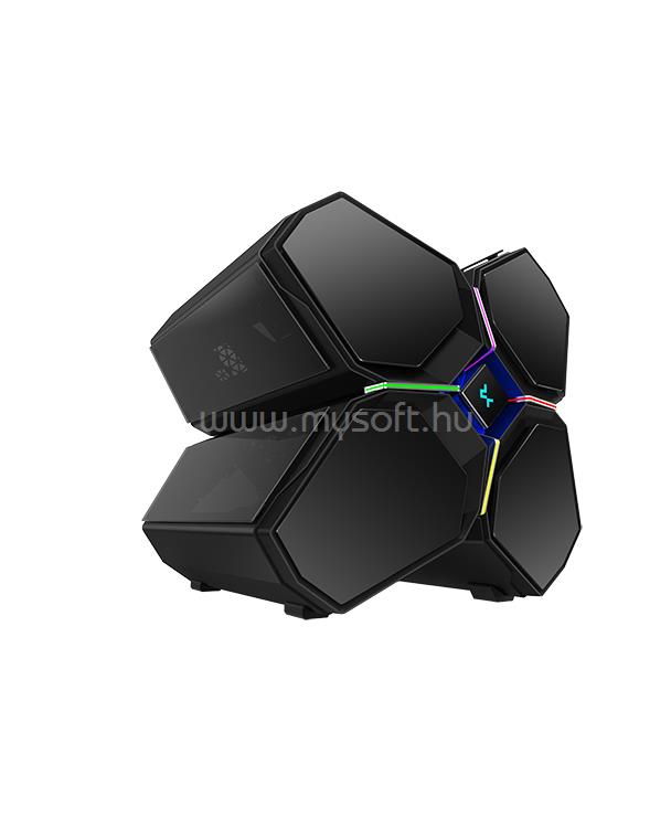 DEEPCOOL R-QUADSTELLAR-G-1 QUADSTELLER INFINITY Fekete (Táp nélküli) E-ATX ház