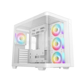 DEEPCOOL Számítógépház - CG530U 4F WH (fehér, ablakos, 4x12cm A-RGB, BTF, ATX, 2xUSB3.0, 1xUSB2.0) DEEPCOOL_R-CG530U-WHAGA4-G small