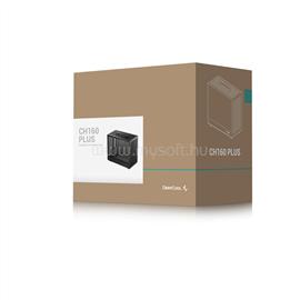 DEEPCOOL CH160 PLUS WH fekete (táp nélküli) mATX ház DEEPCOOL_R-CH160-BKNGM0-G small