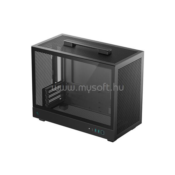 DEEPCOOL CH160 PLUS WH fekete (táp nélküli) mATX ház