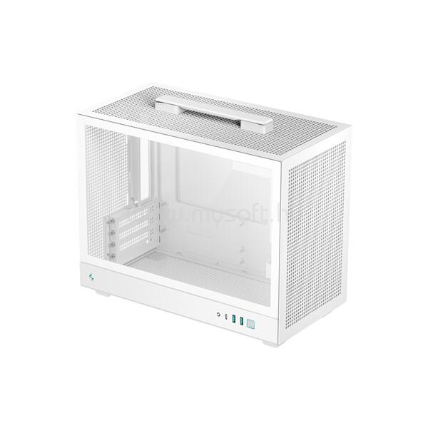 DEEPCOOL CH160 PLUS WH fehér (táp nélküli) mATX ház