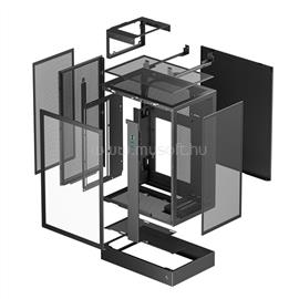 DEEPCOOL Számítógépház - CH170 PLUS (Micro-ATX/Mini-ITX, 2xUSB3.0, Type-C, fekete) DEEPCOOL_R-CH170-BKNGM0-G small
