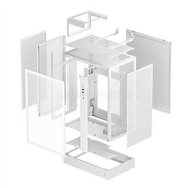 DEEPCOOL Számítógépház - CH170 PLUS WH (Micro-ATX/Mini-ITX, 2xUSB3.0, Type-C, fehér) DEEPCOOL_R-CH170-WHNGM0-G small