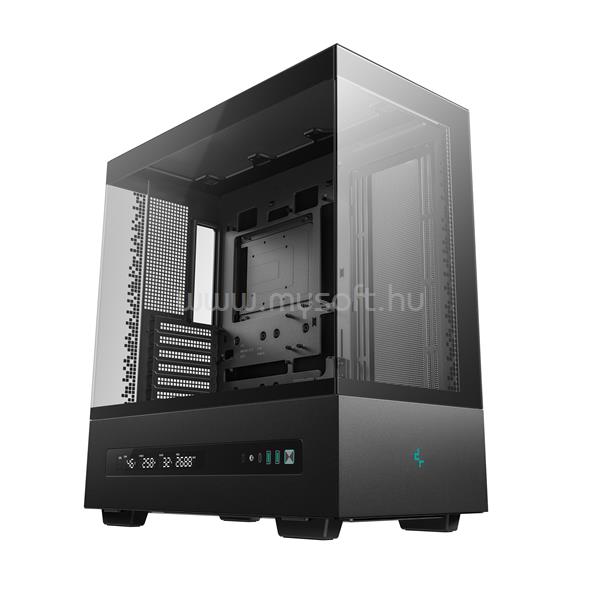 DEEPCOOL CH690 DIGITAL fekete (táp nélküli) ablakos ATX ház