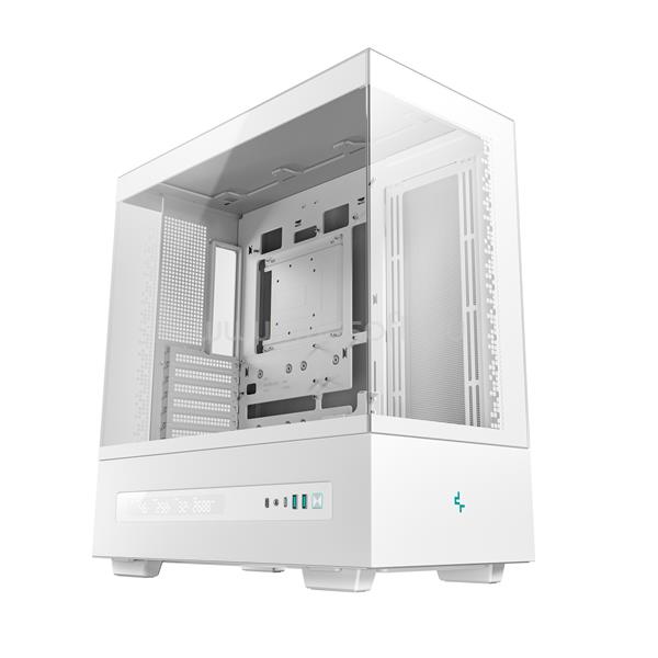 DEEPCOOL Számítógépház - CH690 DIGITAL WH (fehér, ATX, 1xUSB-C, 2xUSB3.0)