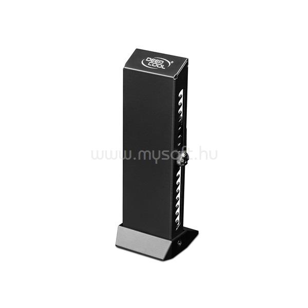 DEEPCOOL GH-01 videókártya tartó (Fekete, állítható magasság, max. terhelhetőség: 5 kg)