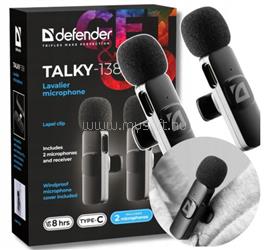 DEFENDER Csíptetős mikrofon Talky-138 DEF64138 small