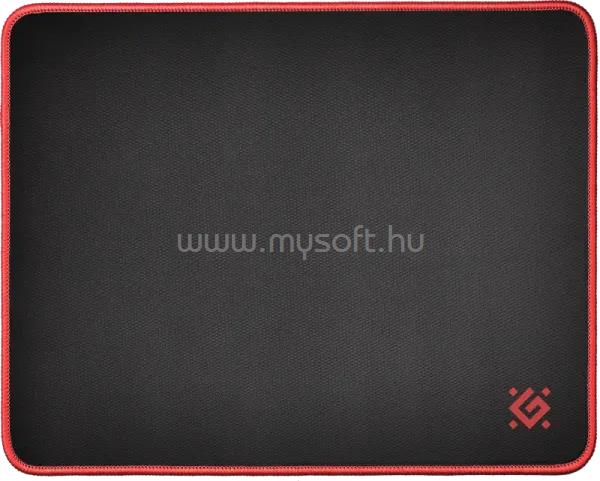 DEFENDER Gaming egérpad Black M 360   270   3 mm, szövet+gumi
