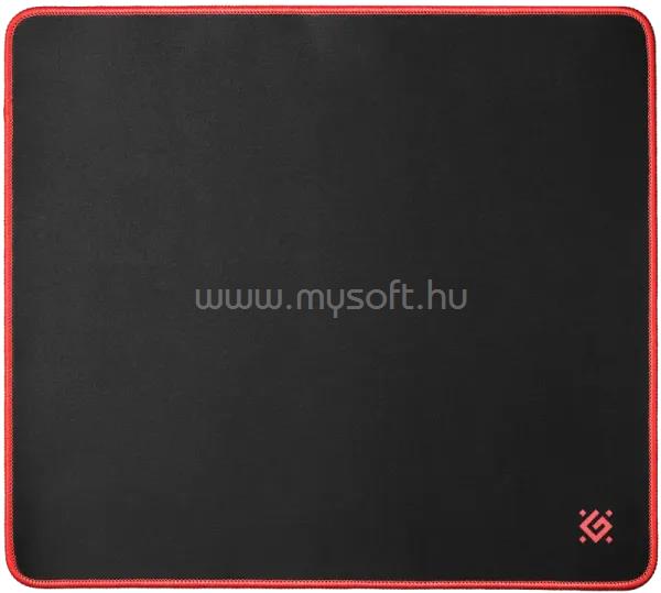DEFENDER Gaming egérpad Black XXL 400x355x3 mm, szövet+gumi