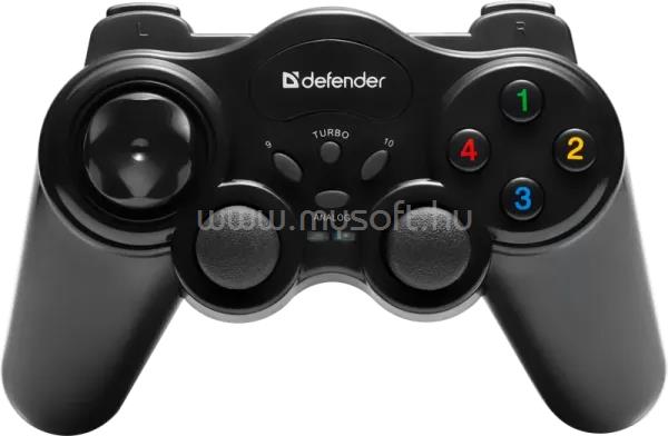 DEFENDER Vezeték nélküli gamepad Game Master Xinput, 10 gomb, 2 joystick