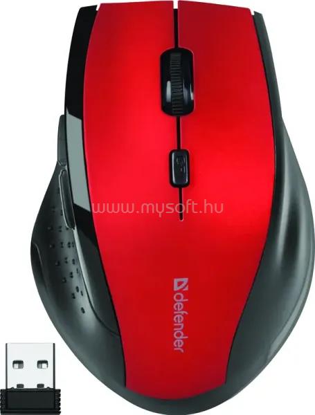 DEFENDER Vezeték nélküli optikai egér Accura MM-365 Piros, 6D, 800-1600 dpi