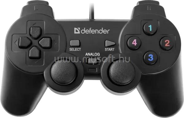DEFENDER Vezetékes gamepad OMEGA USB Xinput, 12 gomb, 2 joystick