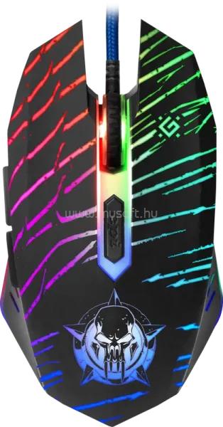 DEFENDER Vezetékes gamer egér Dark Agent GM-590L 6 gomb, 12800 dpi