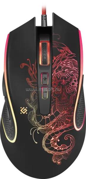 DEFENDER Vezetékes gamer egér Venom GM-640L 8 gomb, 7200 DPI