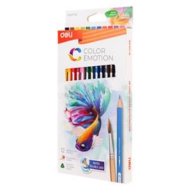 DELI Color Emotion 12db/csomag akvarellceruza készlet DEC00700 small