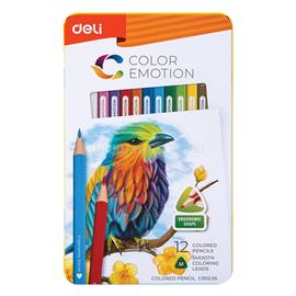 DELI Color Emotion 12db-os vegyes színű színes ceruza DEC00205 small