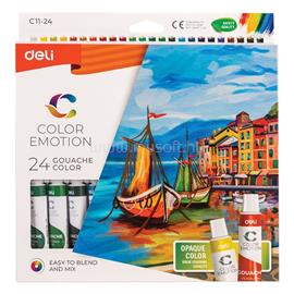 DELI Color Emotion 12ml 24db/csomag akrilfestékkészlet DEC12-24 small