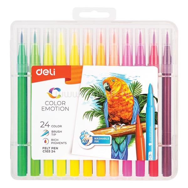DELI Color Emotion 24db ecsetfilc készlet