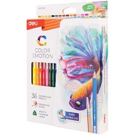 DELI Color Emotion papírdobozos 36 db-os akvarellceruza készlet DEC00730 small