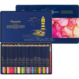 DELI FINENOLO 36 db-os, fémdobozos akvarellceruza készlet DEC129-36 small