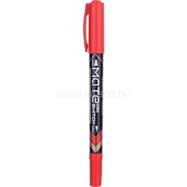 DELI Mate 2:1 0,5-1,0 mm piros kétvégű alkoholos marker DEU10440 small