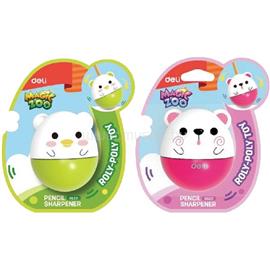 DELI Mini Zoo 1 lyukú tartályos hegyező DEL00522 small