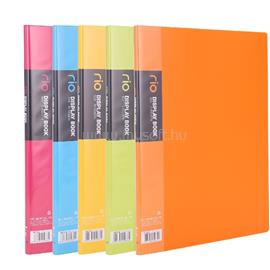 DELI Rio A4 10 zsebes feliratozható kemény borítós színes PP bemutatómappa DEL05031 small