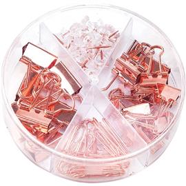 DELI Rose Gold asztali kerek 72db kiegészítő készlet DEL78553 small