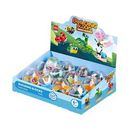 DELI Rovarok, 6 féle modell,  építőjáték tojásban DEH740 small