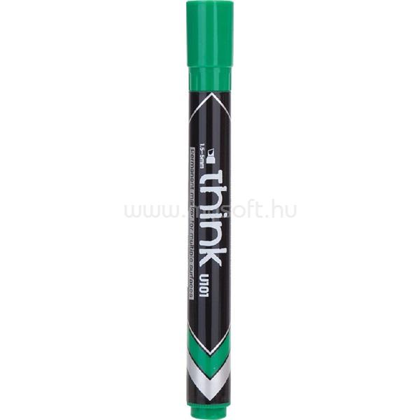 DELI Think 1,5-5,0 mm zöld vágott hegyű alkoholos marker