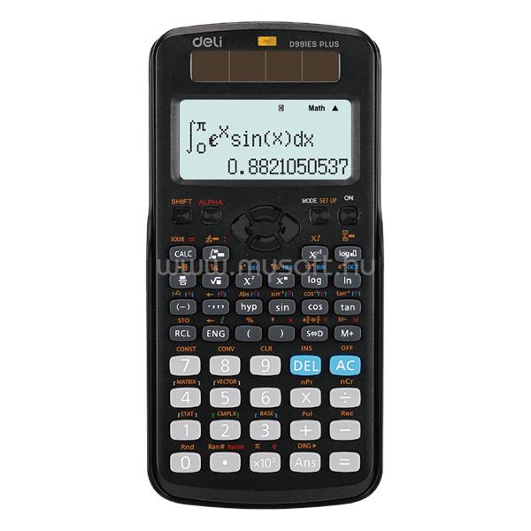DELI Ultimate D991ES PLUS 417 funkciós fekete tudományos számológép