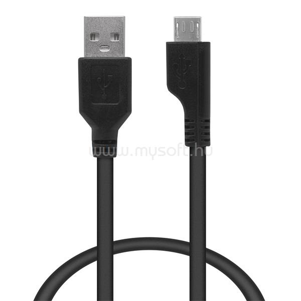 DELIGHT Adatkábel - 55440-10 (USB2.0, A-microB kábel, apa/apa, 40cm)