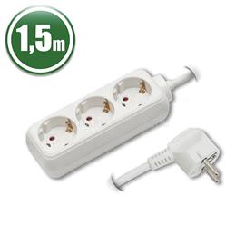 DELIGHT Hálózati Elosztó 3DIN 1,5m White DELIGHT_20201 small