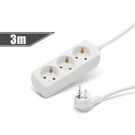DELIGHT Hálózati Elosztó 3DIN 3m White DELIGHT_20202 small