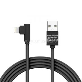 DELIGHT iPhone Lightning 90° Adatkábel 2m Black DELIGHT_55444I-BK small