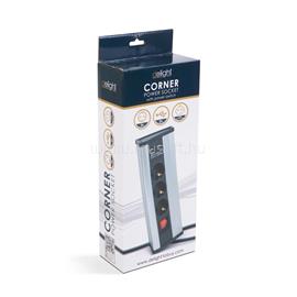 DELIGHT SAROKELOSZTÓ KAPCSOLÓVAL 3 X 250V, 16A, 2 X USB DELIGHT_20483S small
