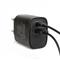 DELIGHT Telefon töltő  - 1db Type-C + 1db USB PD20W gyorstöltéssel, Fekete DELIGHT_55041BK small