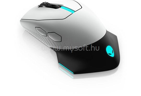 DELL Alienware AW610M vezetékes/vezeték nélküli optikai gamer egér, USB, 16000dpi, lunar light