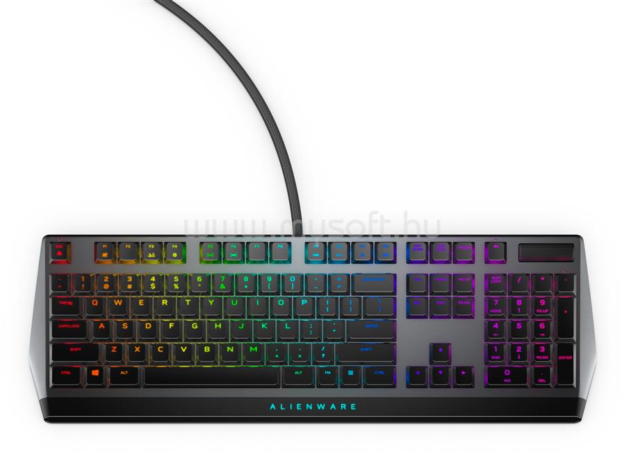 DELL ALIENWARE LOW PROFILE RGB MECHANICAL GAMING KEYBOARD - AW510K vezetékes billentyűzet (angol)