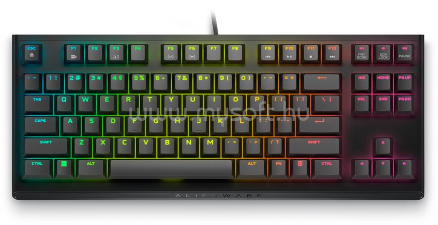 DELL Alienware Tenkeyless Gaming Keyboard - AW420K vezetékes billentyűzet (amerikai angol)