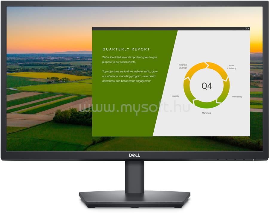 DELL E2422HS Monitor beépített hangszóróval