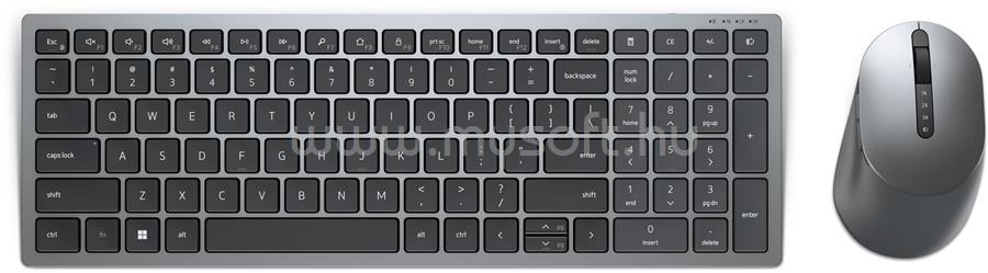 DELL Multi-Device Wireless Keyboard and Mouse Combo - KM7120W  vezeték nélküli billentyűzet + egér (magyar)