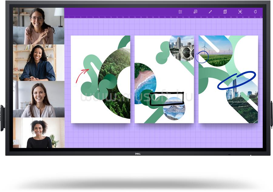 DELL Pro Plus P6524QT érintőképernyős Monitor