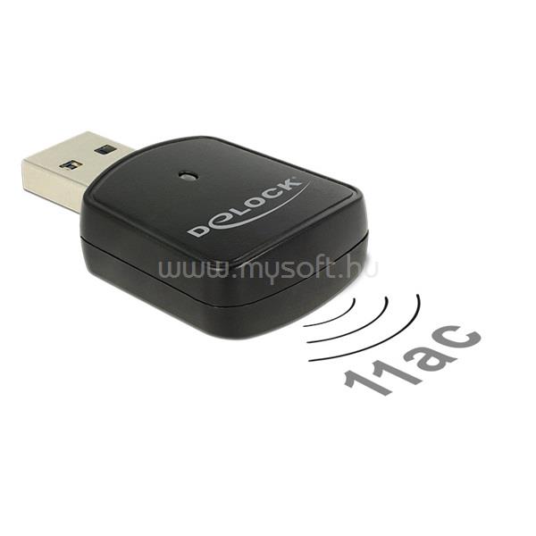 DELOCK 12502 Vezeték nélküli 867Mbps+300Mbps mini USB 3.0 adapter