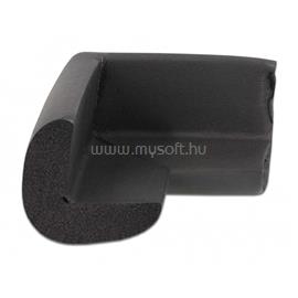 DELOCK 18397 56x56x22mm fekete öntapadós habszivacs sarokvédő DL18397 small
