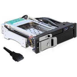 DELOCK 2.5";3.5" SATA mobil rack (fekete) DL47209 small