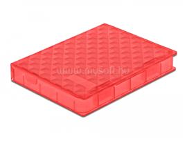 DELOCK 2.5  HDD / SSD átlátszó védő (piros) DL18370 small