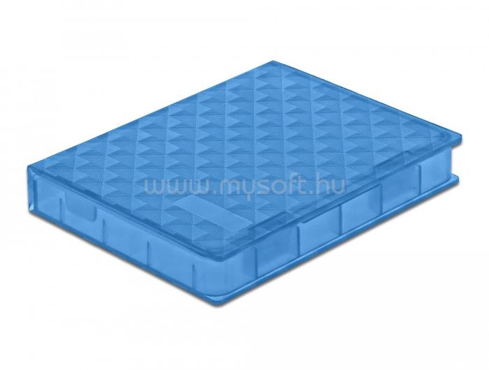 DELOCK 2.5  HDD / SSD átlátszó védő (kék)